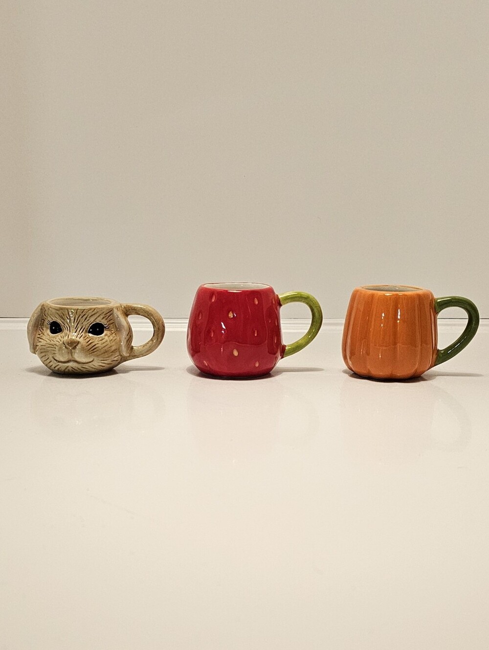 Demitasse Cups for Espresso or a Tiny Tea Party *set of 3*